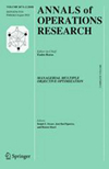 Annals Of Operations Research