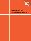 Mathematics Of Operations Research