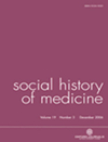 Social History Of Medicine
