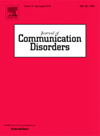 Journal Of Communication Disorders