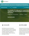 International Journal Of Analytical Chemistry