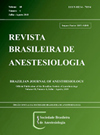 Revista Brasileira De Anestesiologia